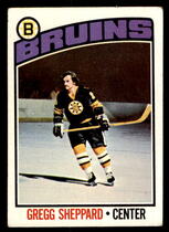 1976 Topps Base Set #155 Gregg Sheppard