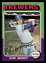 1975 Topps Base Set #175 Don Money