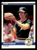 1984 Fleer Base Set #441 Chris Codiroli