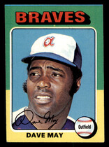 1975 Topps Base Set #650 Dave May