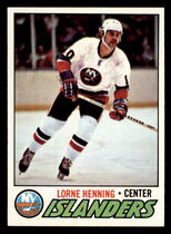 1977 Topps Base Set #219 Lorne Henning