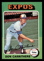 1975 Topps Base Set #438 Don Carrithers