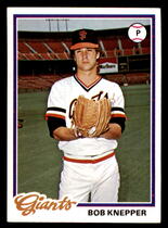1978 Topps Base Set #589 Bob Knepper