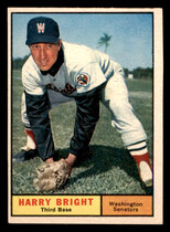 1961 Topps Base Set #447 Harry Bright
