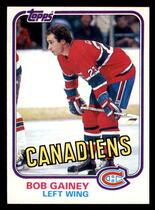 1981 Topps Base Set #13 Bob Gainey