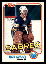 1981 Topps Base Set #E77 Bob Sauve