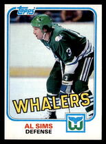 1981 Topps Base Set #E85 Al Sims