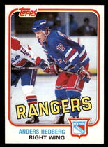 1981 Topps Base Set #E98 Anders Hedberg