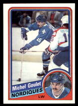 1984 Topps Base Set #129 Michel Goulet