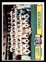 1979 Topps Base Set #689 Orioles Team