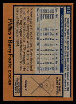 1978 Topps Base Set #514 Rob Sperring