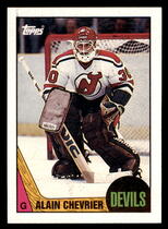 1987 Topps Base Set #58 Alain Chevrier