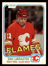 1981 O-Pee-Chee OPC Base Set #42 Dan Labraaten