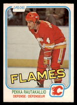 1981 O-Pee-Chee OPC Base Set #50 Pekka Rautakallio