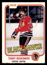 1981 O-Pee-Chee OPC Base Set #62 Terry Ruskowkski