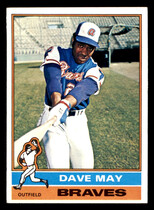 1976 Topps Base Set #281 Dave May