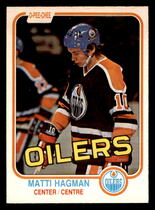 1981 O-Pee-Chee OPC Base Set #113 Matti Hagman