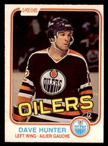 1981 O-Pee-Chee OPC Base Set #115 Dave Hunter