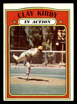 1972 Topps Base Set #174 Clay Kirby