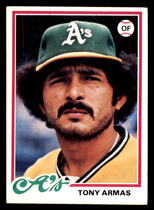 1978 Topps Base Set #298 Tony Armas