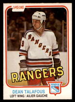 1981 O-Pee-Chee OPC Base Set #235 Dean Talafous