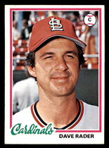 1978 Topps Base Set #563 Dave Rader