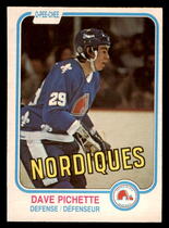 1981 O-Pee-Chee OPC Base Set #280 Dave Pichette