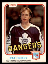 1981 O-Pee-Chee OPC Base Set #318 Pat Hickey