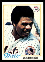 1978 Topps Base Set #134 Steve Henderson