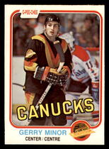 1981 O-Pee-Chee OPC Base Set #342 Gerry Minor