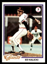 1978 Topps Base Set #107 Ed Halicki