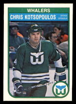 1982 O-Pee-Chee OPC Base Set #124 Chris Kotsopoulos