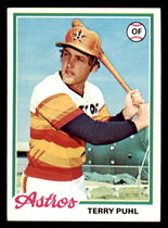 1978 Topps Base Set #553 Terry Puhl