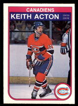 1982 O-Pee-Chee OPC Base Set #179 Keith Acton