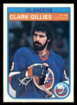 1982 O-Pee-Chee OPC Base Set #201 Clark Gillies
