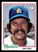 1978 Topps Base Set #333 Jim Todd