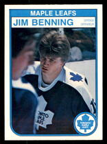 1982 O-Pee-Chee OPC Base Set #317 Jim Benning