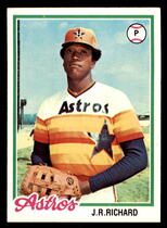 1978 Topps Base Set #470 J.R. Richard