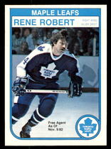 1982 O-Pee-Chee OPC Base Set #330 Rene Robert