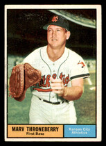 1961 Topps Base Set #57 Marv Throneberry
