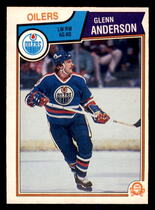1983 O-Pee-Chee OPC Base Set #24 Glenn Anderson