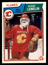 1983 O-Pee-Chee OPC Base Set #86 Rejean Lemelin