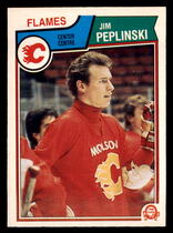 1983 O-Pee-Chee OPC Base Set #90 Jim Peplinski