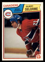 1983 O-Pee-Chee OPC Base Set #186 Gilbert Delorme