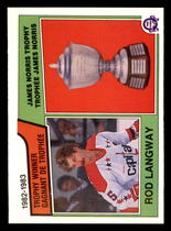 1983 O-Pee-Chee OPC Base Set #207 Norris Trophy