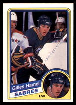 1984 O-Pee-Chee OPC Base Set #22 Gilles Hamel