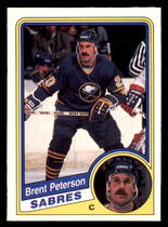 1984 O-Pee-Chee OPC Base Set #25 Brent Peterson