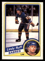 1984 O-Pee-Chee OPC Base Set #29 Lindy Ruff