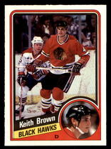 1984 O-Pee-Chee OPC Base Set #33 Keith Brown