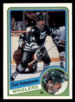 1984 O-Pee-Chee OPC Base Set #73 Chris Kotsopoulos